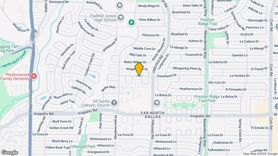 6940 Clearhaven Dr Map and Location Details