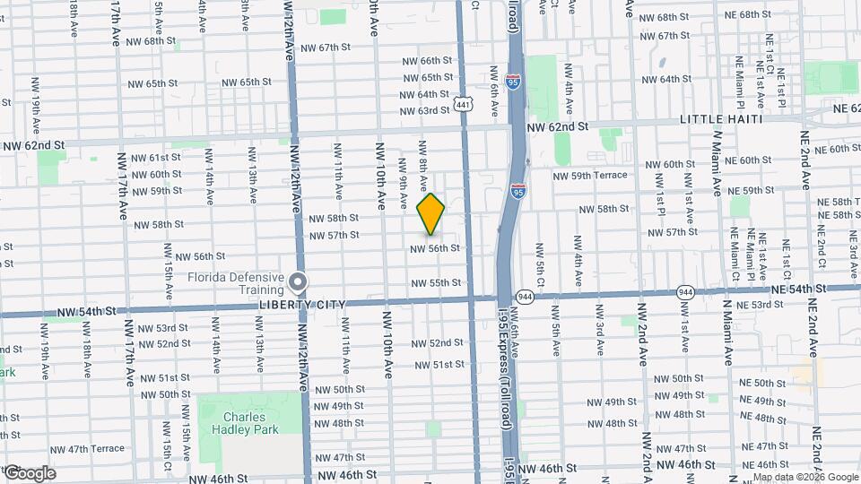 5611 NW 8th Ave Map and Location Details