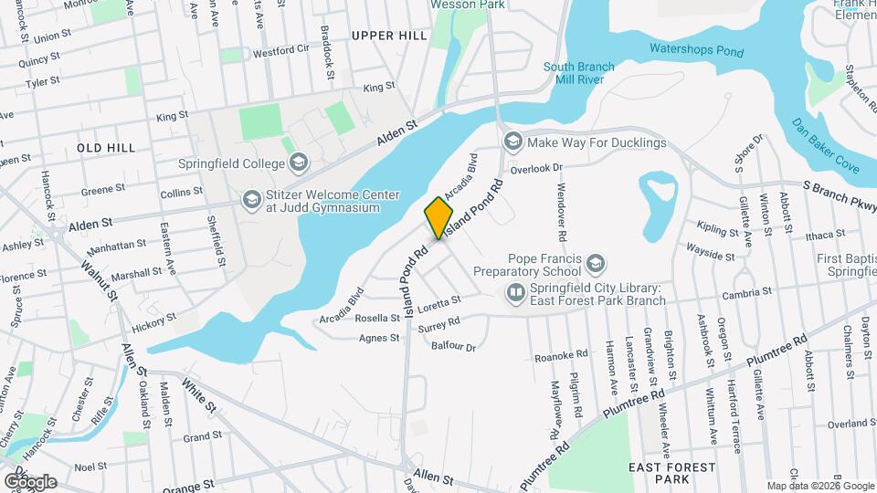 309 Island Pond Rd Map and Location Details