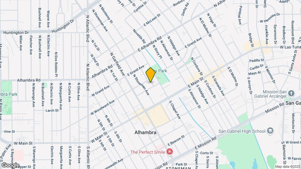 209 N Monterey St Mapa y Detalles de la Ubicación