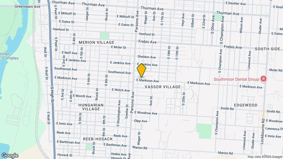 482 E Markison Ave Map and Location Details