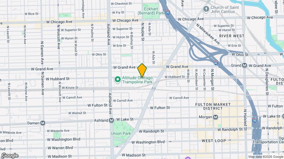 426 N Noble St Map and Location Details