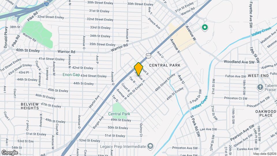 4628 Avenue S Map and Location Details