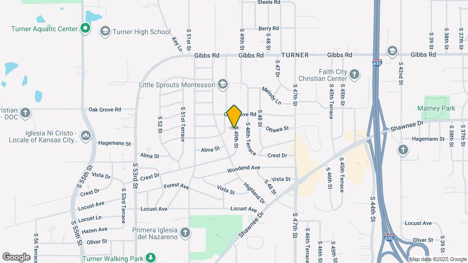 2630 S 49th St Map and Location Details