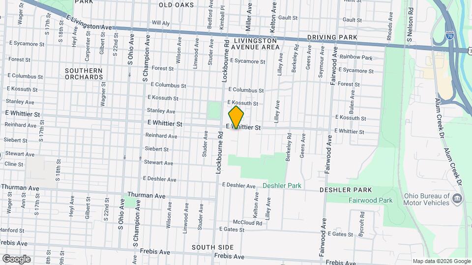 1139 Miller Ave Mapa y Detalles de la Ubicación