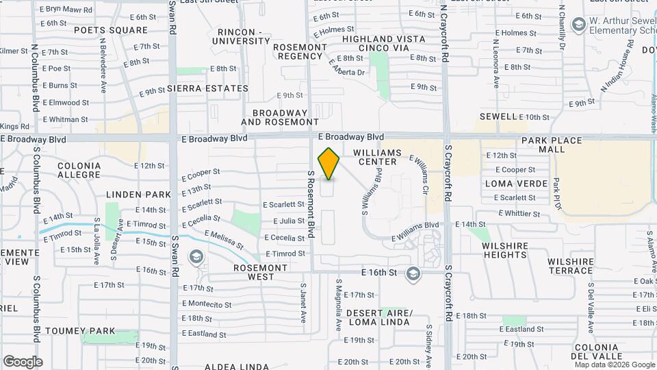 5149 E Círculo Las Cabanas Map and Location Details