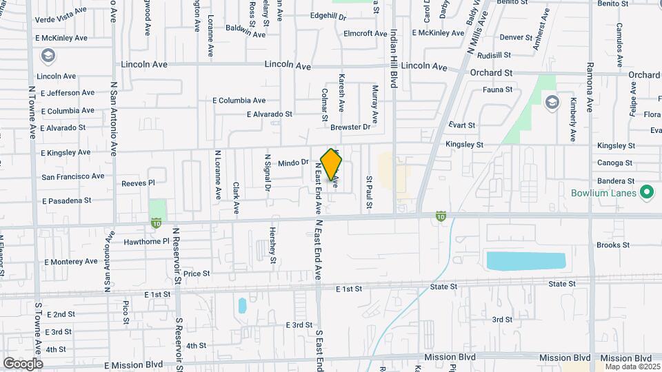 615 Karesh Ave Map and Location Details