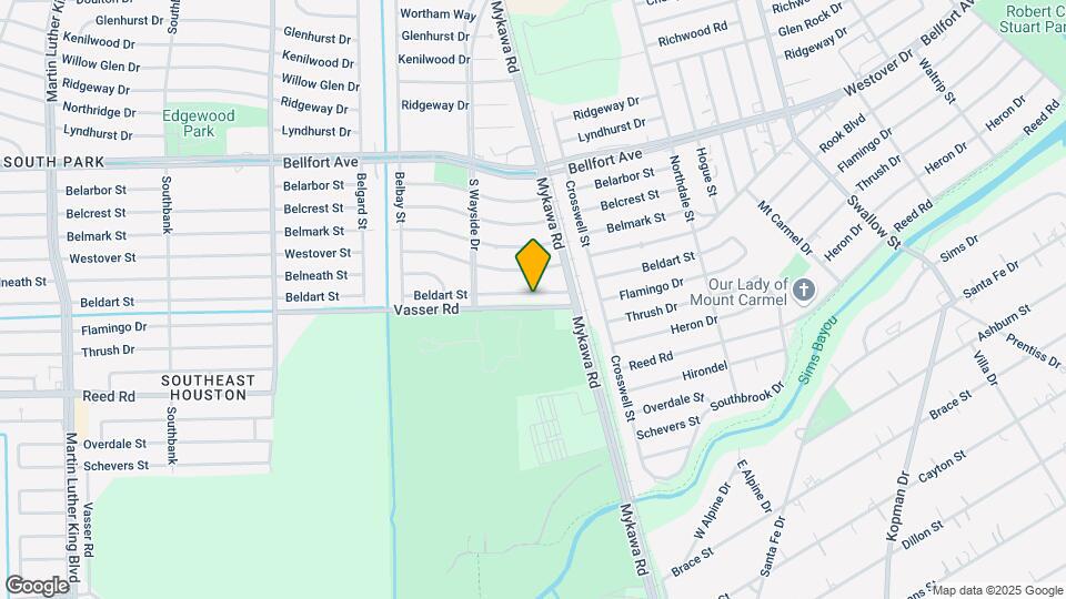 6142 Beldart St Map and Location Details