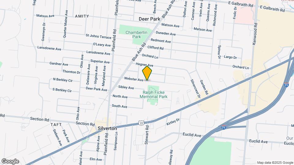 4229 Webster Ave Map and Location Details