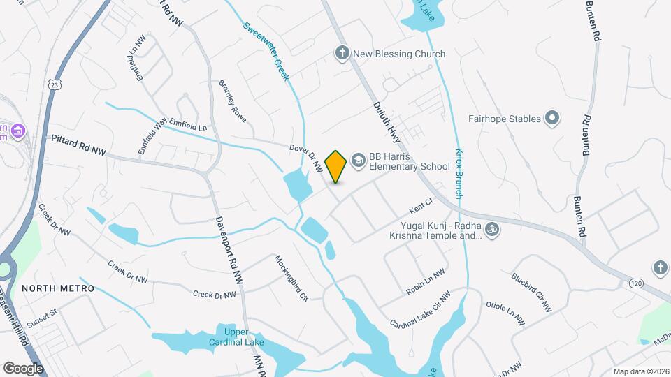 2928 Dover Dr NW Map and Location Details