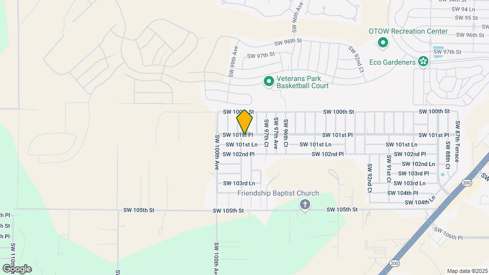 9880 SW 101st Pl Map and Location Details