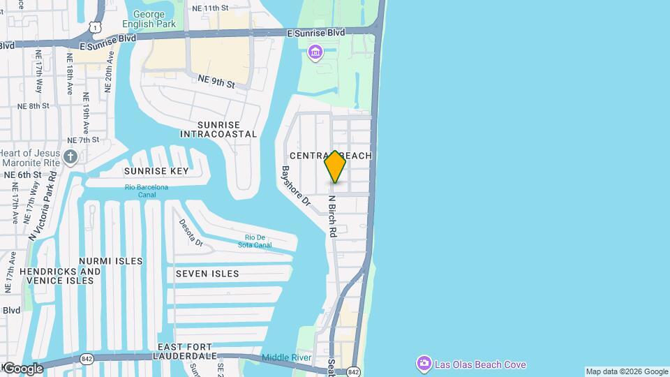 508 N Birch Rd Map and Location Details