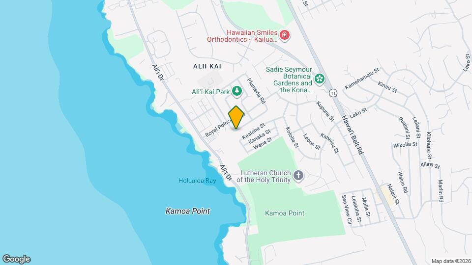 76-6226-6226 Plumeria Rd, Unit A Map and Location Details