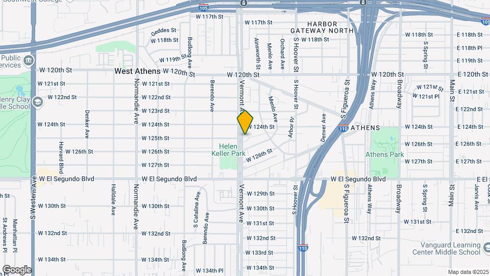 12426 S Vermont Ave Map and Location Details