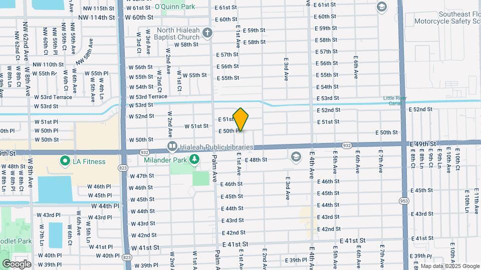 5010 E 1st Ave Map and Location Details