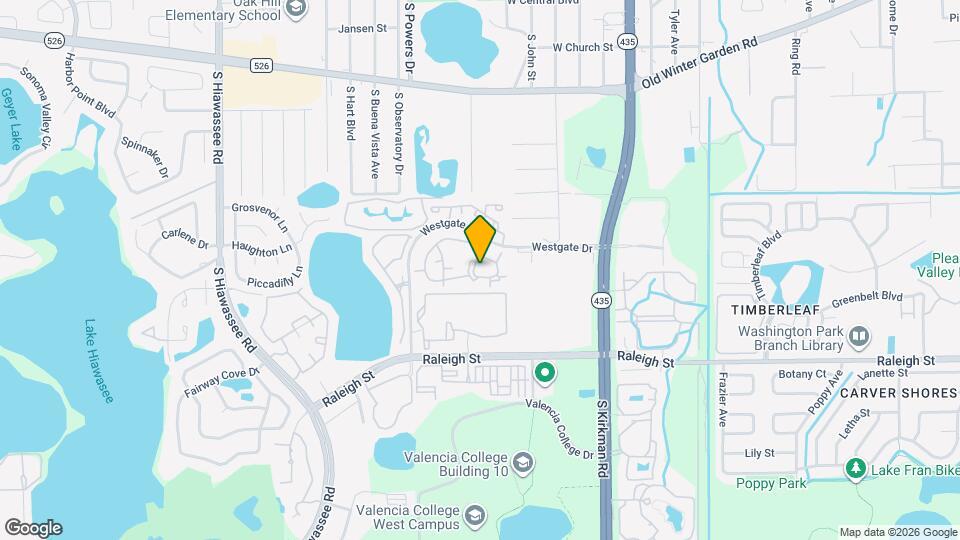 6022 Westgate Dr Map and Location Details