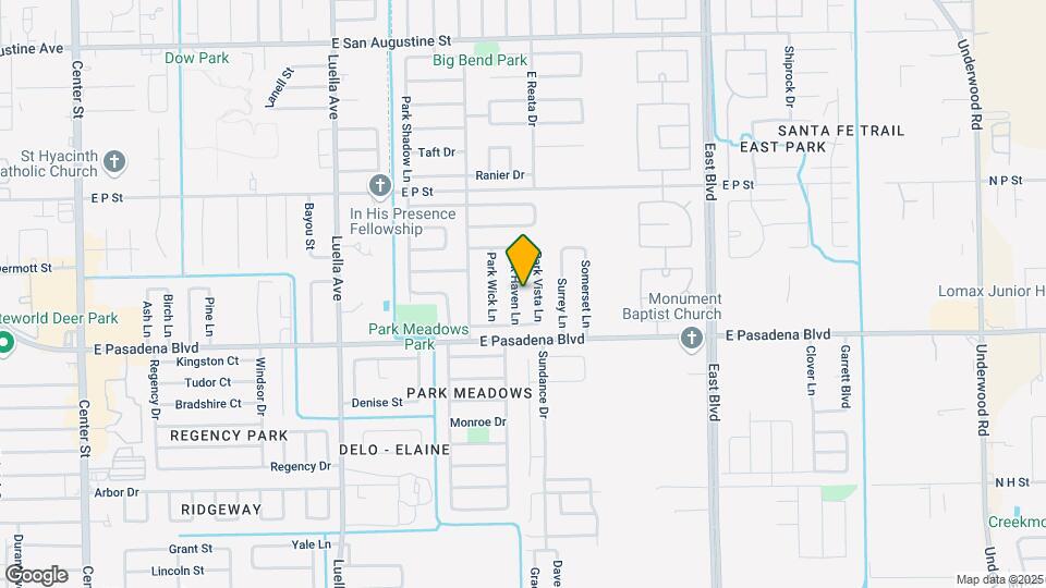 3406 Park Haven Ln Map and Location Details