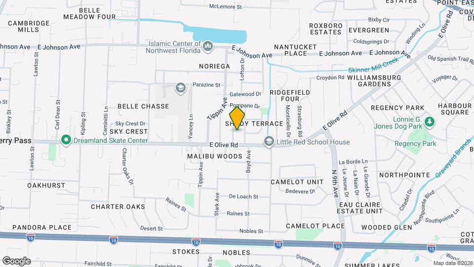 8184 Excelsior Dr Map and Location Details