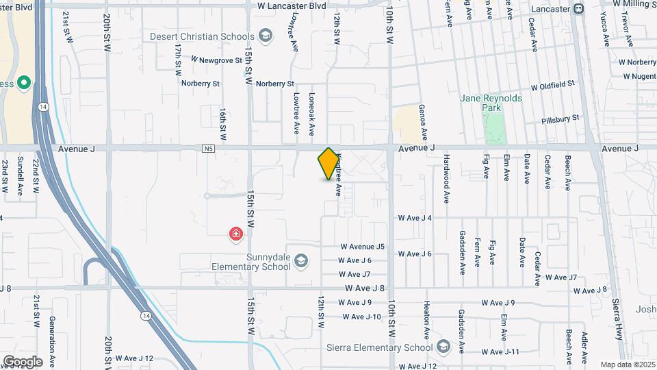 44259 Kingtree Ave Mapa y Detalles de la Ubicación