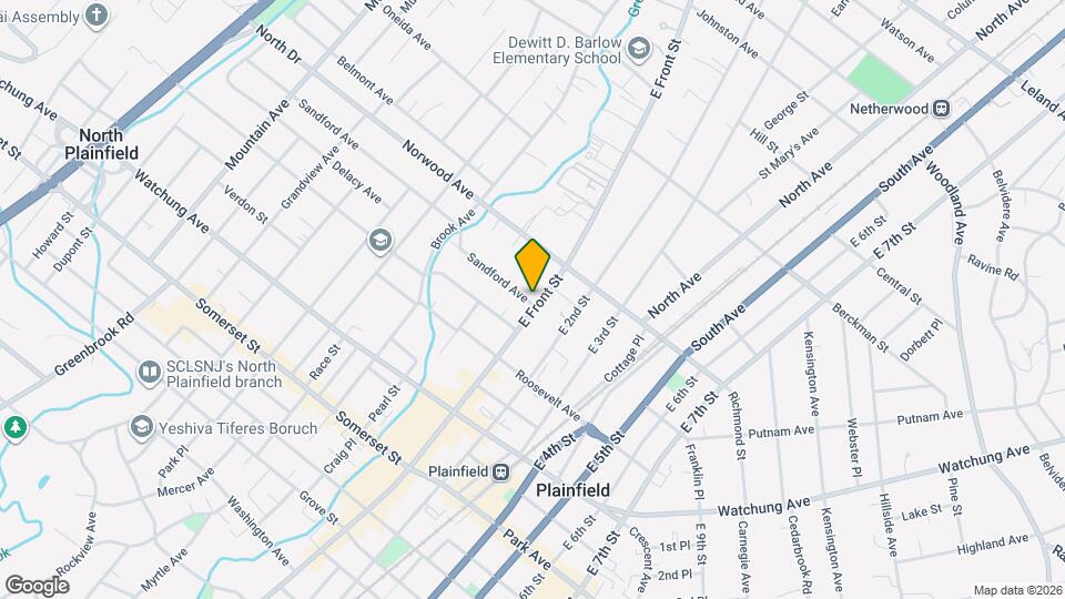 401 E Front St Map and Location Details