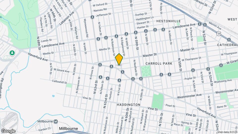 6111 W Thompson St Map and Location Details