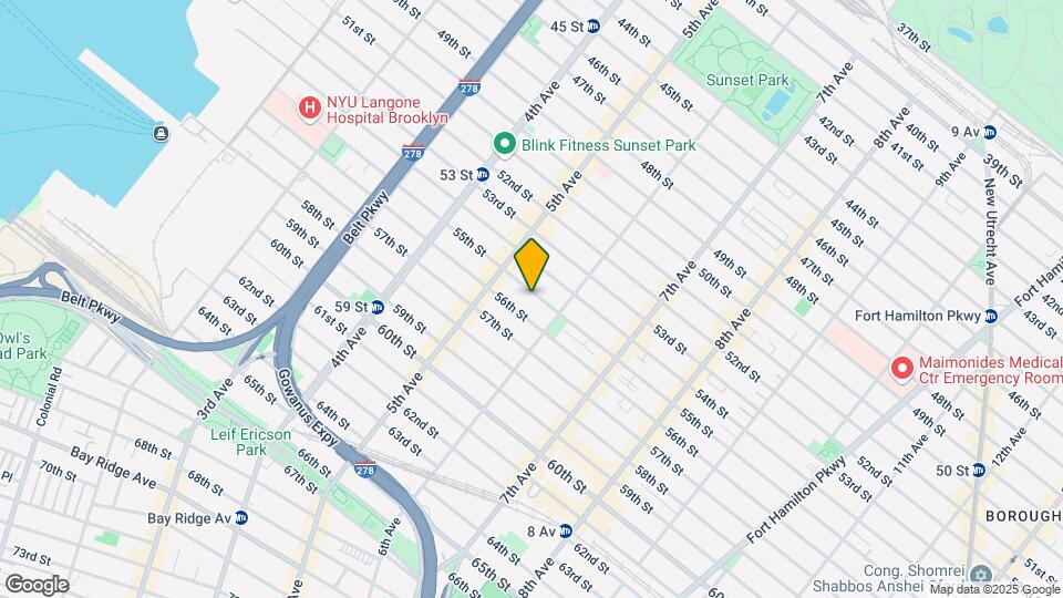 550 55th St Map and Location Details