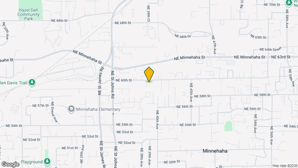 5909 NE 38th Ct Map and Location Details