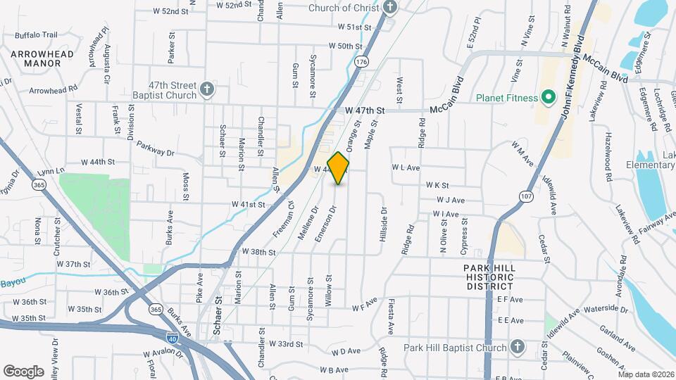 4300 Willow St Mapa y Detalles de la Ubicación