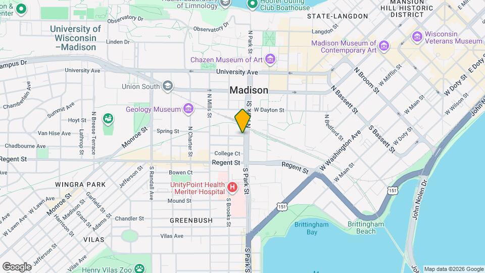 Springbrook Row Apartments Map and Location Details