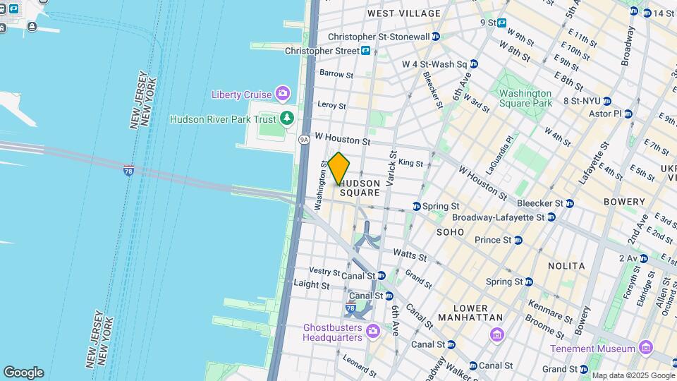 100 Vandam St Mapa y Detalles de la Ubicación