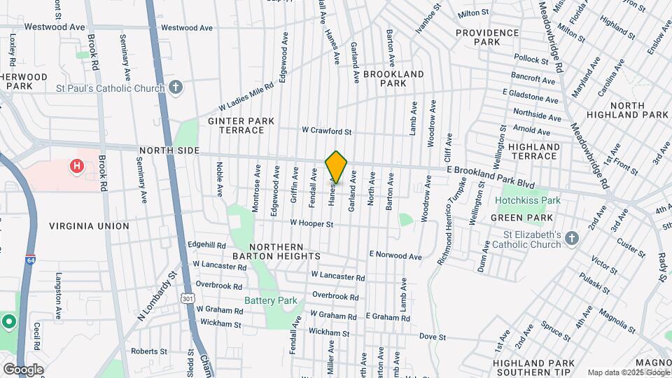 2903 Hanes Ave Map and Location Details