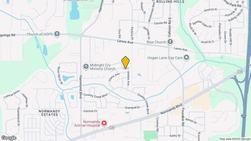 8447 Thims Ave Map and Location Details