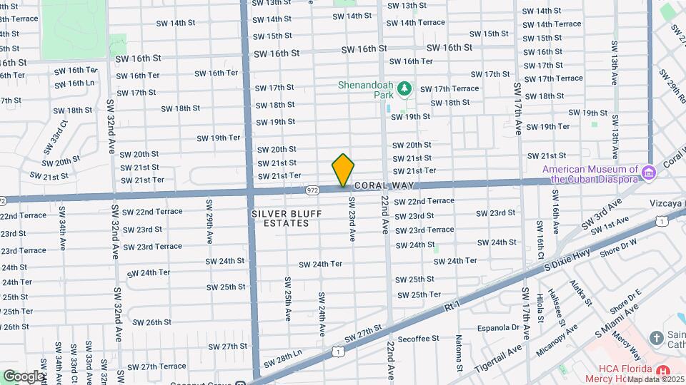 2330 Coral Way Mapa y Detalles de la Ubicación