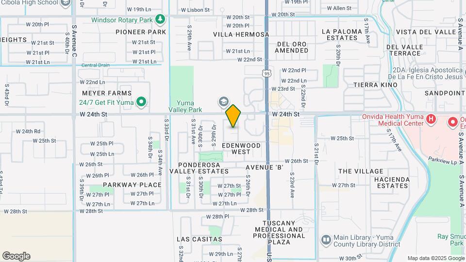 2716 W Oakwood Ln Map and Location Details