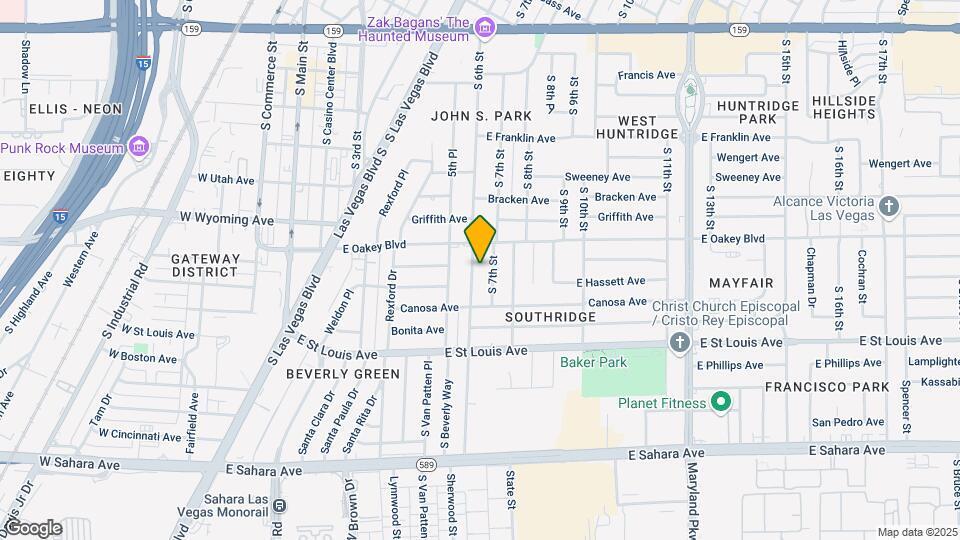 1711 S 6th St Map and Location Details