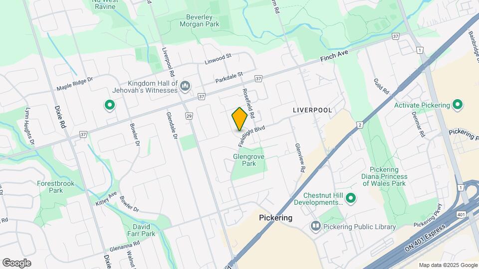 1420 Fieldlight Blvd Map and Location Details