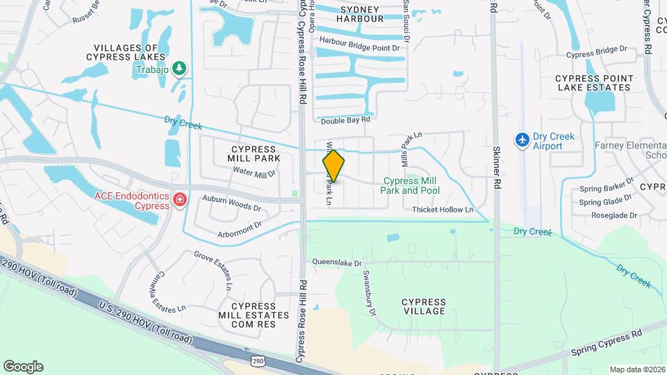 14630 Windwood Park Ln Map and Location Details