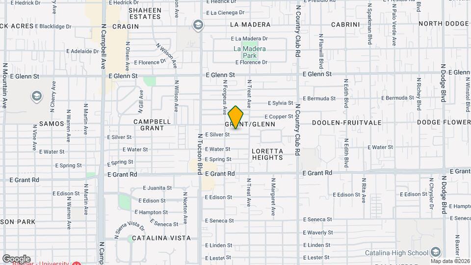 2633 E Silver St Mapa y Detalles de la Ubicación