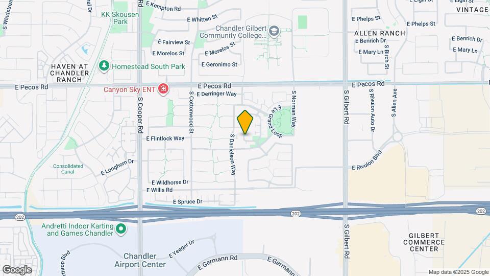 1263 S Emmett Dr Map and Location Details