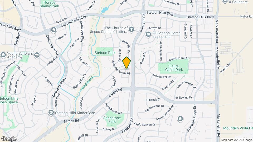 5021 Mountain Man Ln Mapa y Detalles de la Ubicación