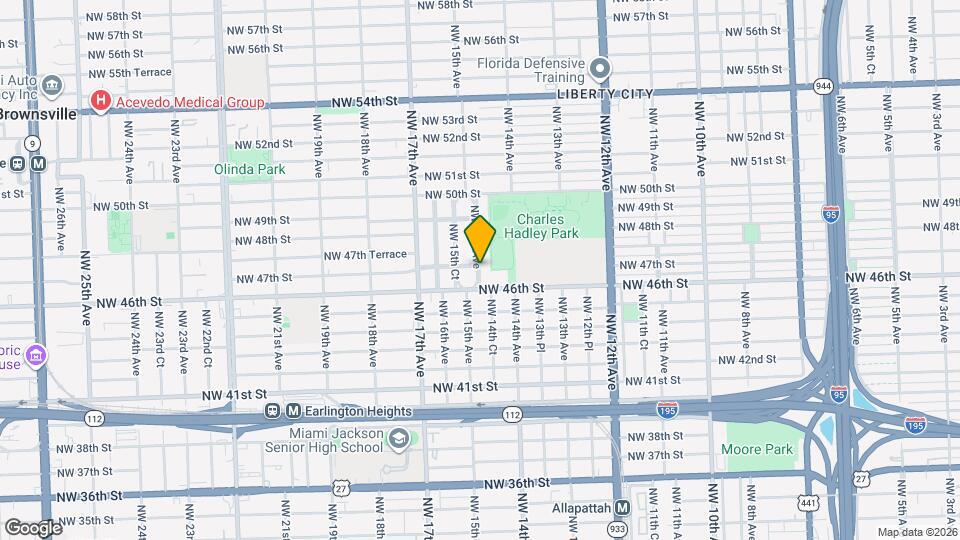 4643 NW 15th Ave Map and Location Details