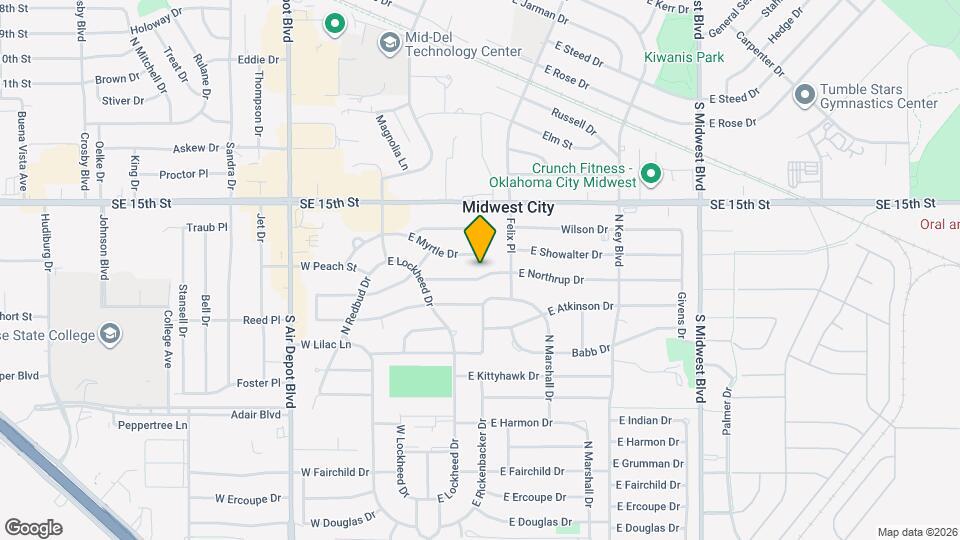 125 E Northrup Dr Map and Location Details