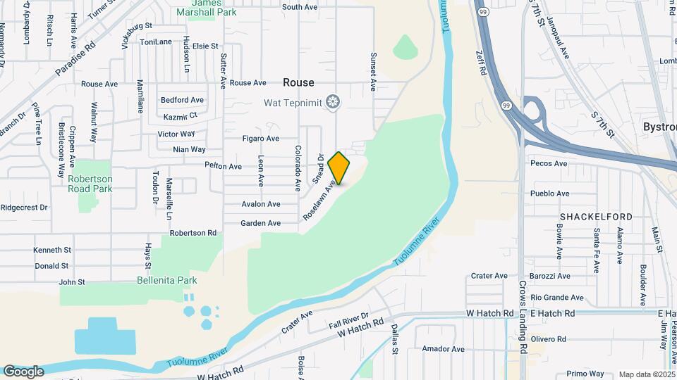 1021 Roselawn Ave Map and Location Details