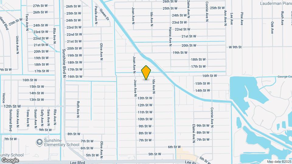 2908 15th St W Map and Location Details