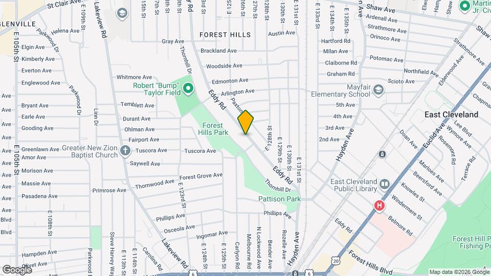 957 Eddy Rd Map and Location Details