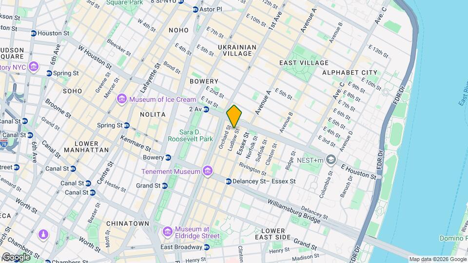 175 Ludlow St Mapa y Detalles de la Ubicación