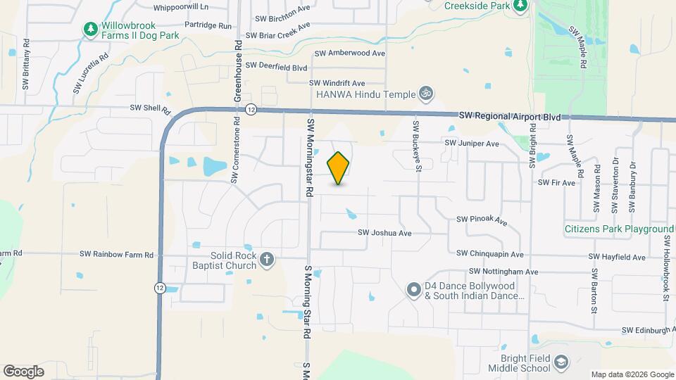 3200 SW Satinwood Ave Map and Location Details