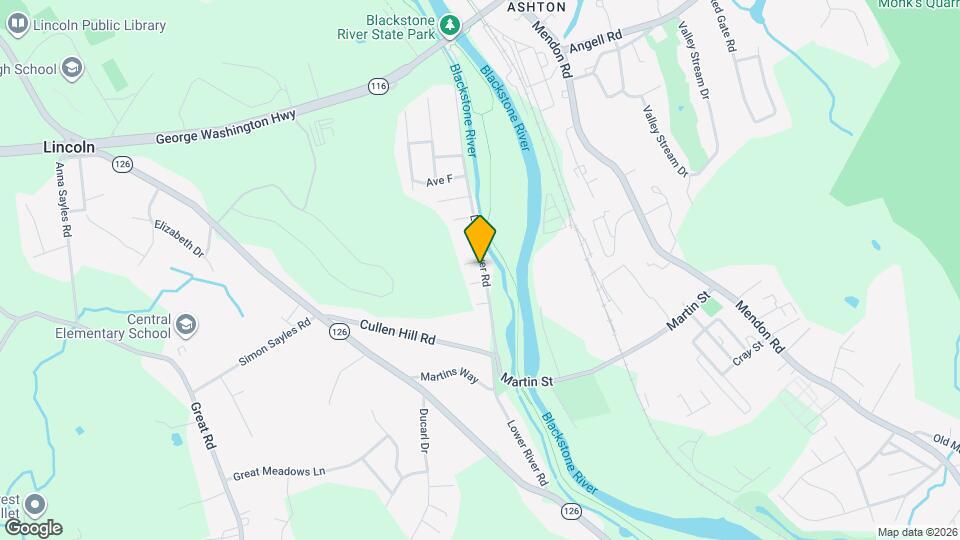 858 Lower River Rd Map and Location Details