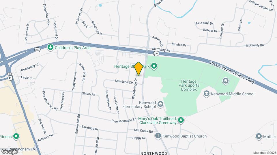 1205 Woodbridge Dr Map and Location Details