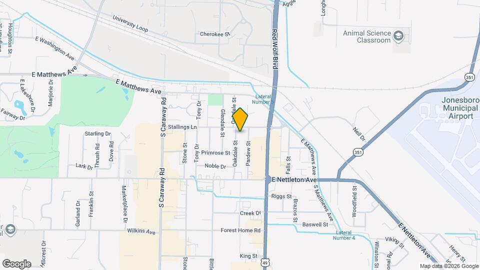 1202 Oakdale St Mapa y Detalles de la Ubicación